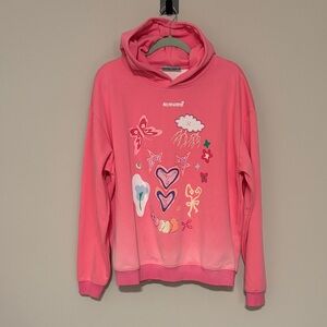 NWOT aelferic Eden oversized graphic hoodie size small